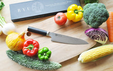 GOUGIRI Knives VG10 Gyuto Japanese Chefs Knife 8-Inch Ryu-Knives Premium Series Japanese Best Quality VG10 Steel with 33 Layers Damascus Blade, Premium Packaging